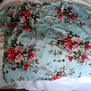 Teal Shein Short Sleeved top